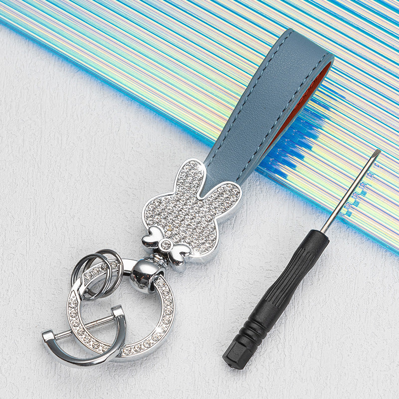 Wholesale Rabbit Simple Zinc Alloy Keychain